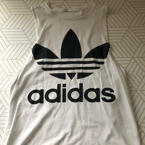Adidas full length muscle tank top